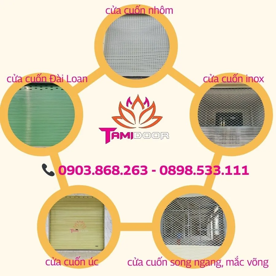 Lắp ráp cửa cuốn