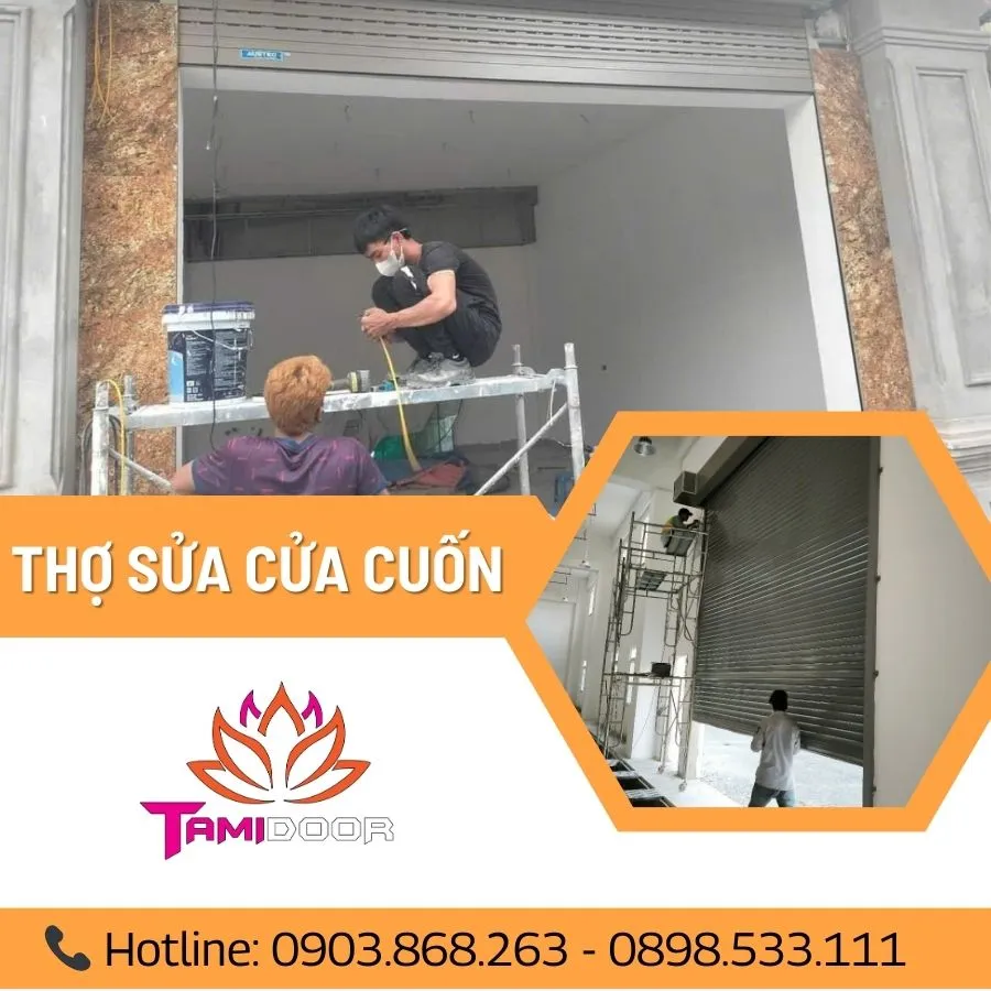 Thợ sửa cửa cuốn