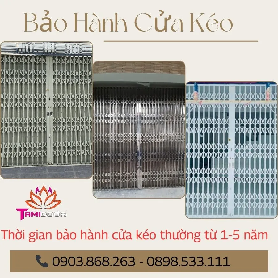 Bảo hành cửa kéo
