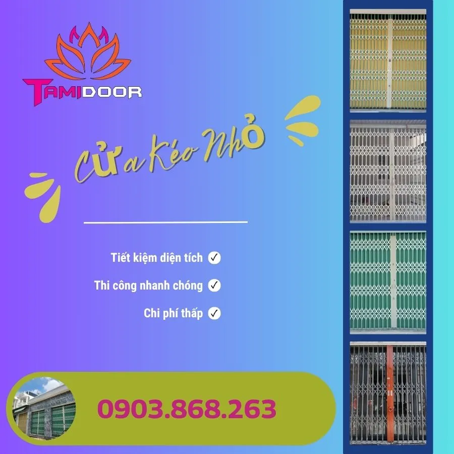 Lắp Đặt Cửa Kéo Nhỏ Cho Nhà Có Diện Tích Hẹp