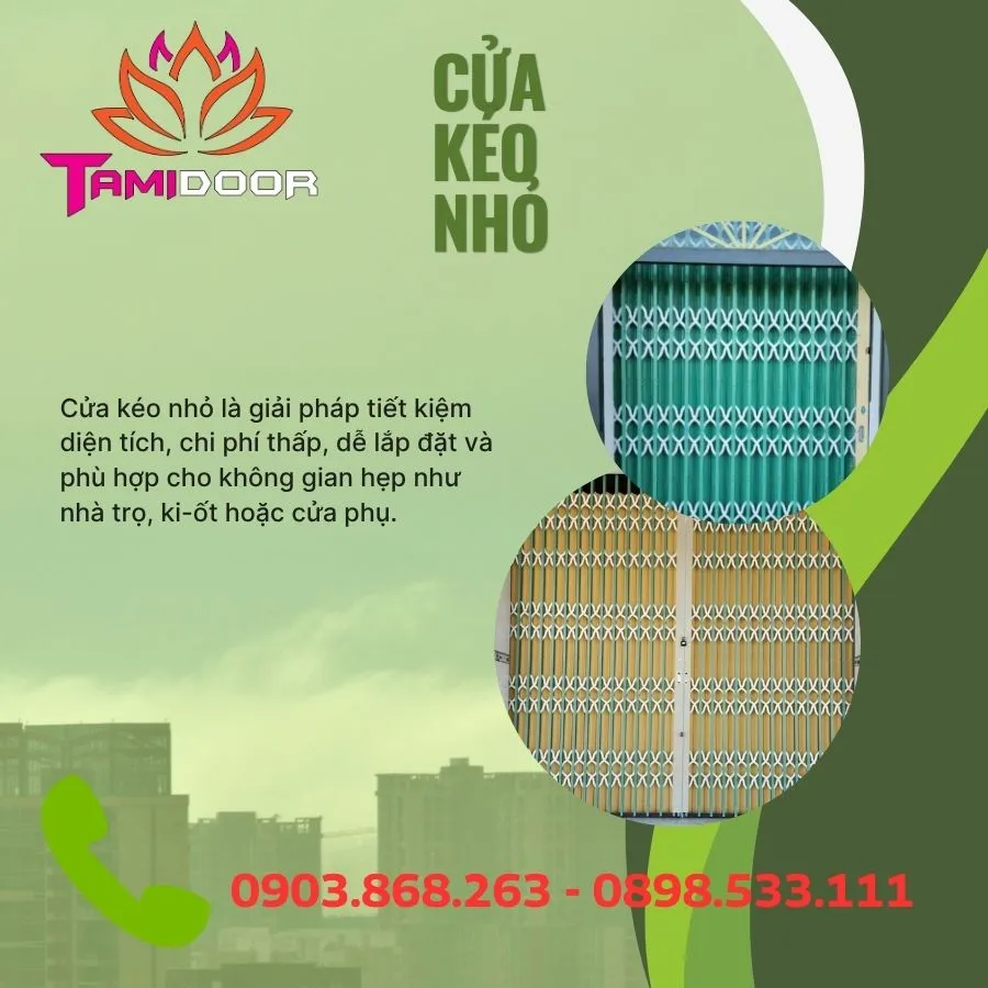 Lắp Đặt Cửa Kéo Nhỏ Cho Nhà Có Diện Tích Hẹp