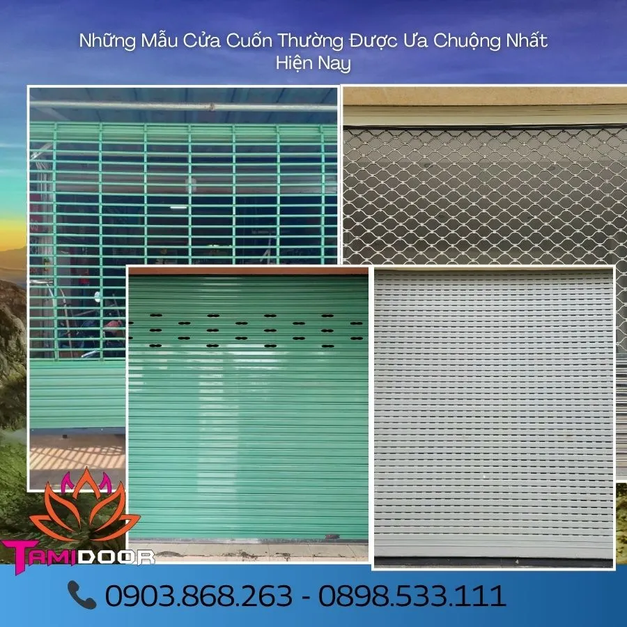 những mẫu cửa cuốn