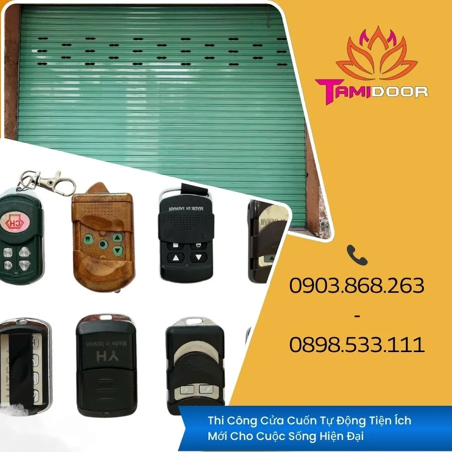 Thi Công Cửa Cuốn Tự Động