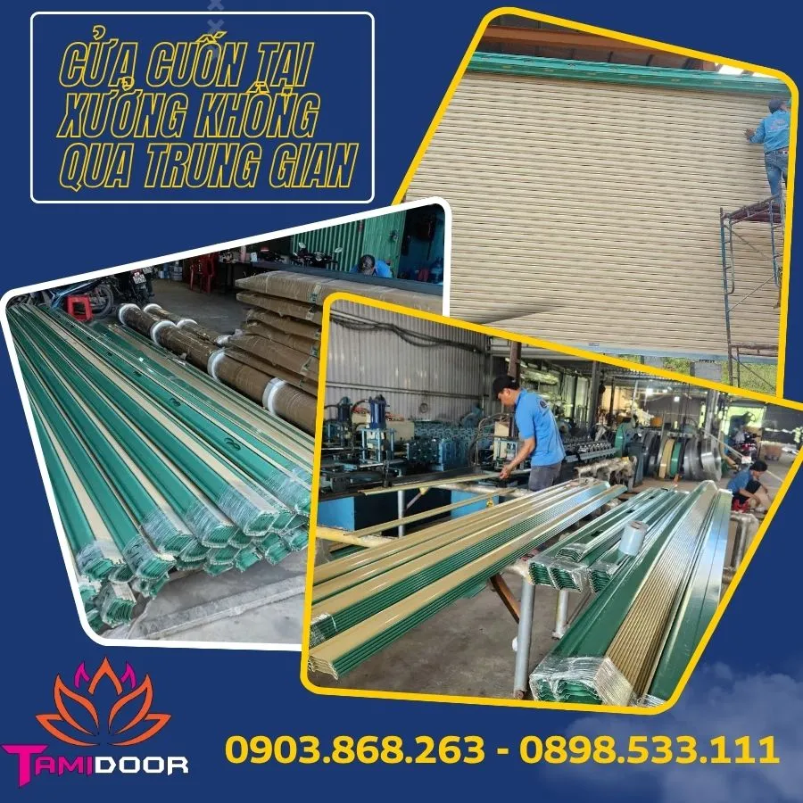 Cửa cuốn tại xưởng