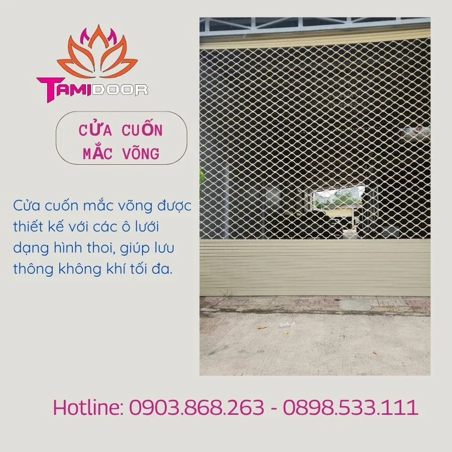 Lắp Cửa Cuốn Mắc Võng Tạo Không Gian Thoáng Mát Cho Ngôi Nhà