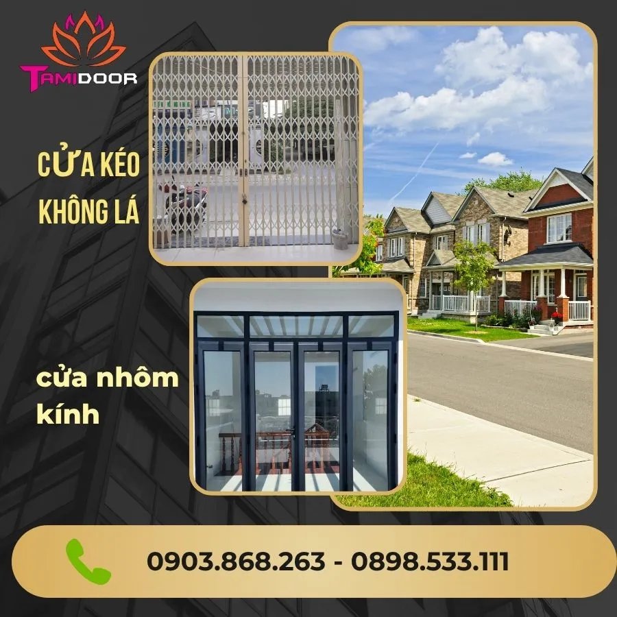 Lắp Cửa Kéo Không Lá Và Cửa Nhôm Kính Sự Kết Hợp Hoàn Hảo