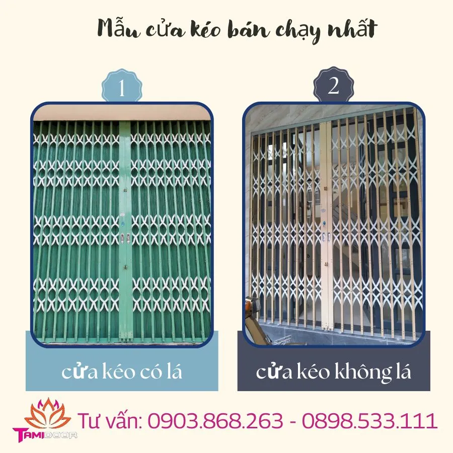 Mẫu Cửa Kéo Bán Chạy Nhất