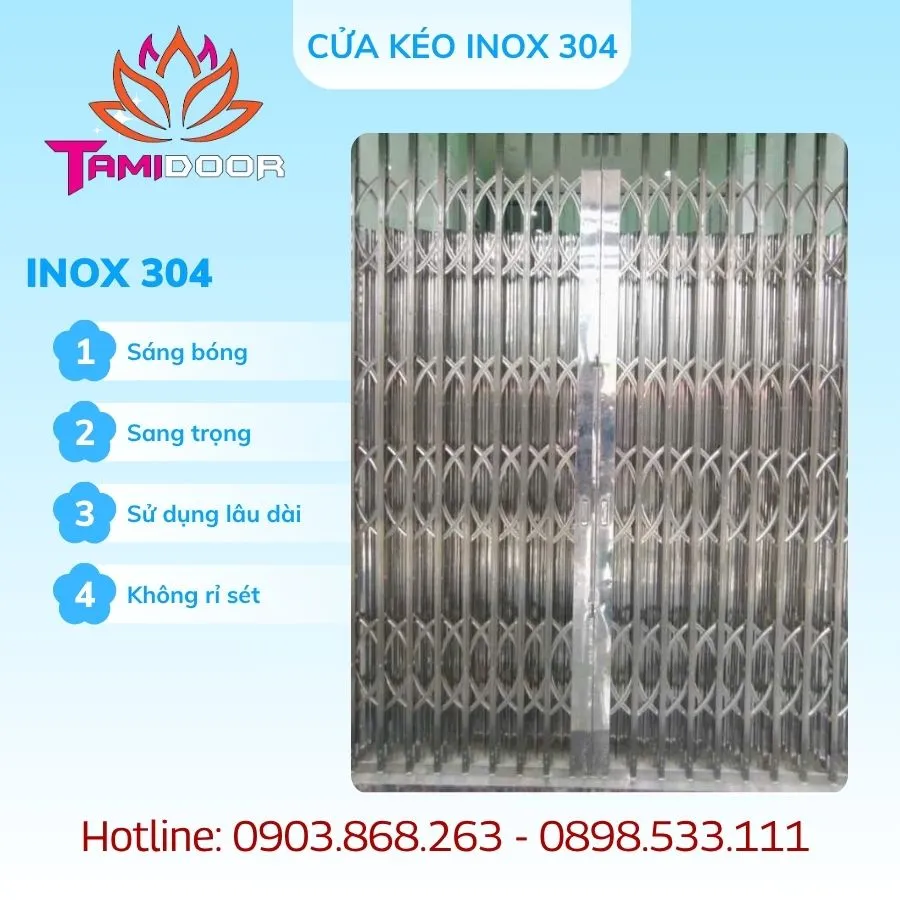 Cửa Kéo Inox 304 Sang Trọng Cho Mọi Ngôi Nhà