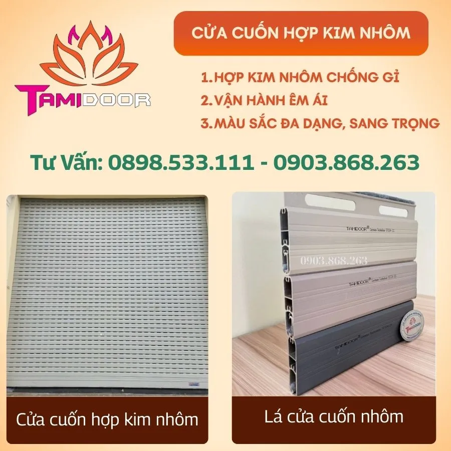 Cửa Cuốn Hợp Kim Nhôm Sự Kết Hợp Hoàn Hảo Giữa Bền Và Đẹp