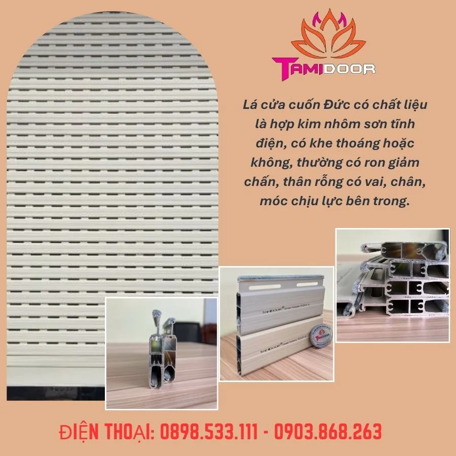 Cấu Tạo Lá Cửa Cuốn Đức