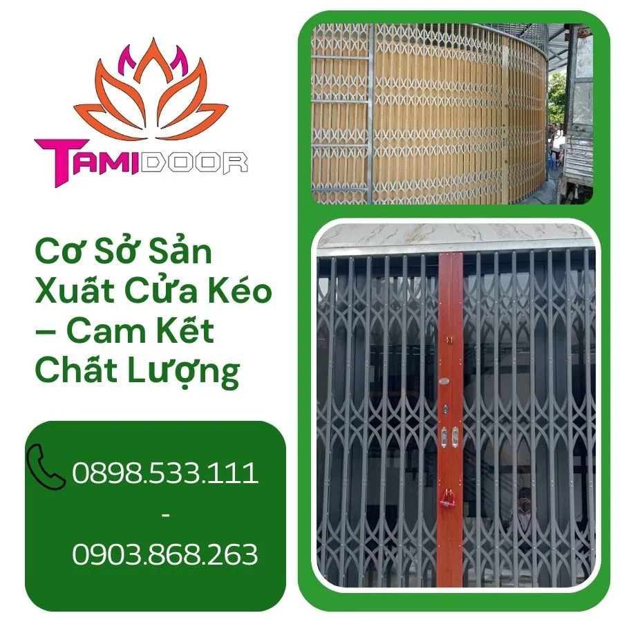 Cơ Sở Sản Xuất Cửa Kéo – Cam Kết Chất Lượng