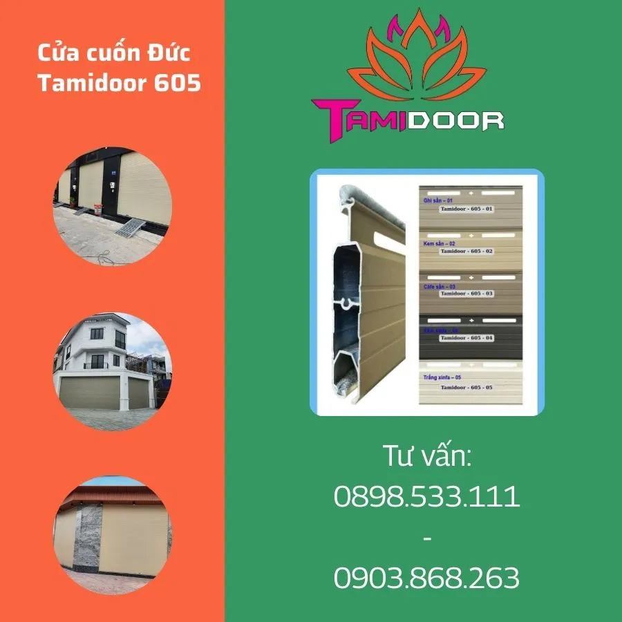 Cửa cuốn Đức mẫu 605 Tamidoor