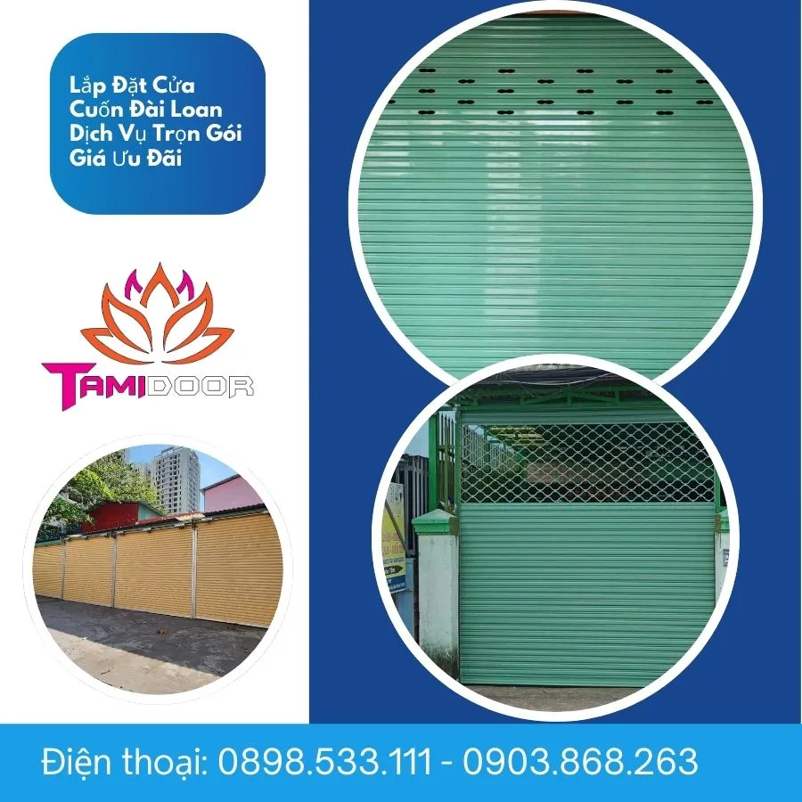 Lắp Đặt Cửa Cuốn Đài Loan Dịch Vụ Trọn Gói Giá Ưu Đãi