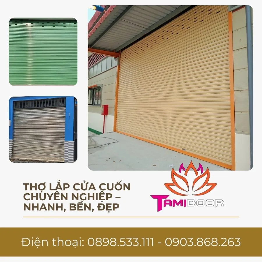 Thợ Lắp Cửa Cuốn Chuyên Nghiệp – Nhanh, Bền, Đẹp - Công Ty Tamidoor - Tâm Quang Minh