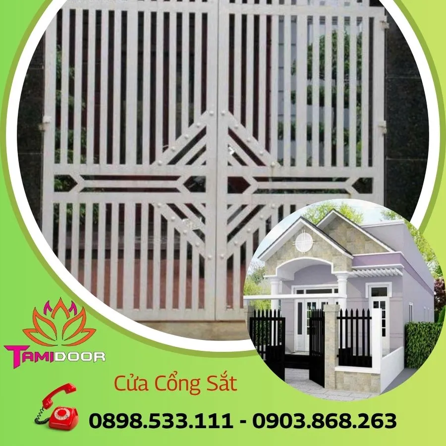 CỬA CỔNG SẮT BIỂU TƯỢNG CỦA SỰ AN TOÀN VÀ SANG TRỌNG