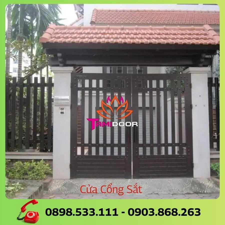 CỬA CỔNG SẮT BIỂU TƯỢNG CỦA SỰ AN TOÀN VÀ SANG TRỌNG