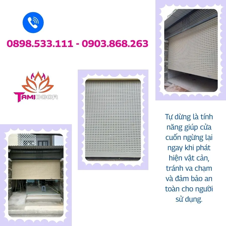 Hệ Thống Tự Dừng Cửa Cuốn Khi Gặp Vật Cản
