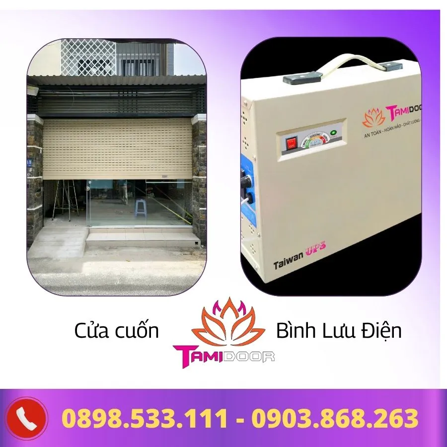 Hướng Dẫn Lựa Chọn Bình Lưu Điện Phù Hợp Cho Cửa Cuốn