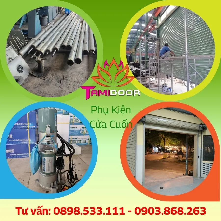 Thay phụ kiện cửa cuốn