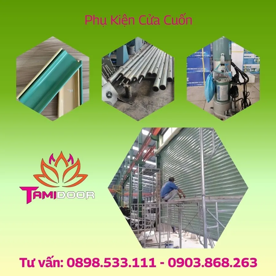 Thay phụ kiện cửa cuốn