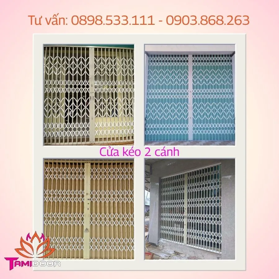 Cửa Kéo 2 Cánh Sản Phẩm Phổ Biến Được Nhiều Gia Đình Tin Dùng