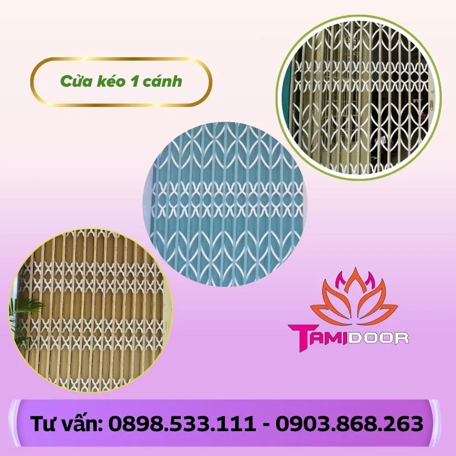 Cửa Kéo 1 Cánh Dễ Dàng Phù Hợp Cho Nhà Có Diện Tích Hạn Chế