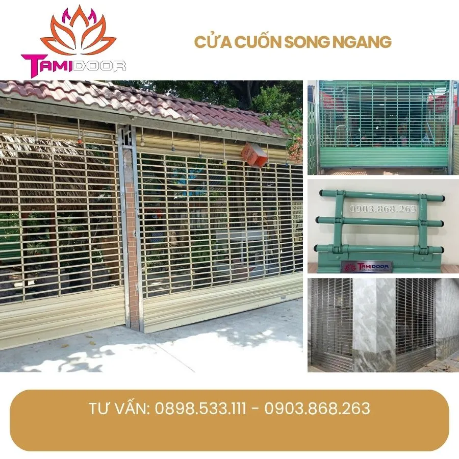 Tìm Hiểu Cửa Cuốn Song Ngang - Ưu Điểm Và Nhược Điểm