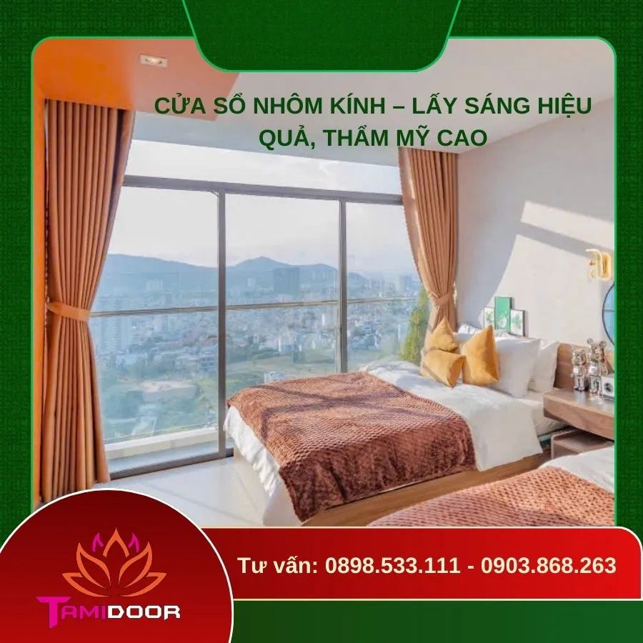 Cửa Sổ Nhôm Kính – Lấy Sáng Hiệu Quả, Thẩm Mỹ Cao