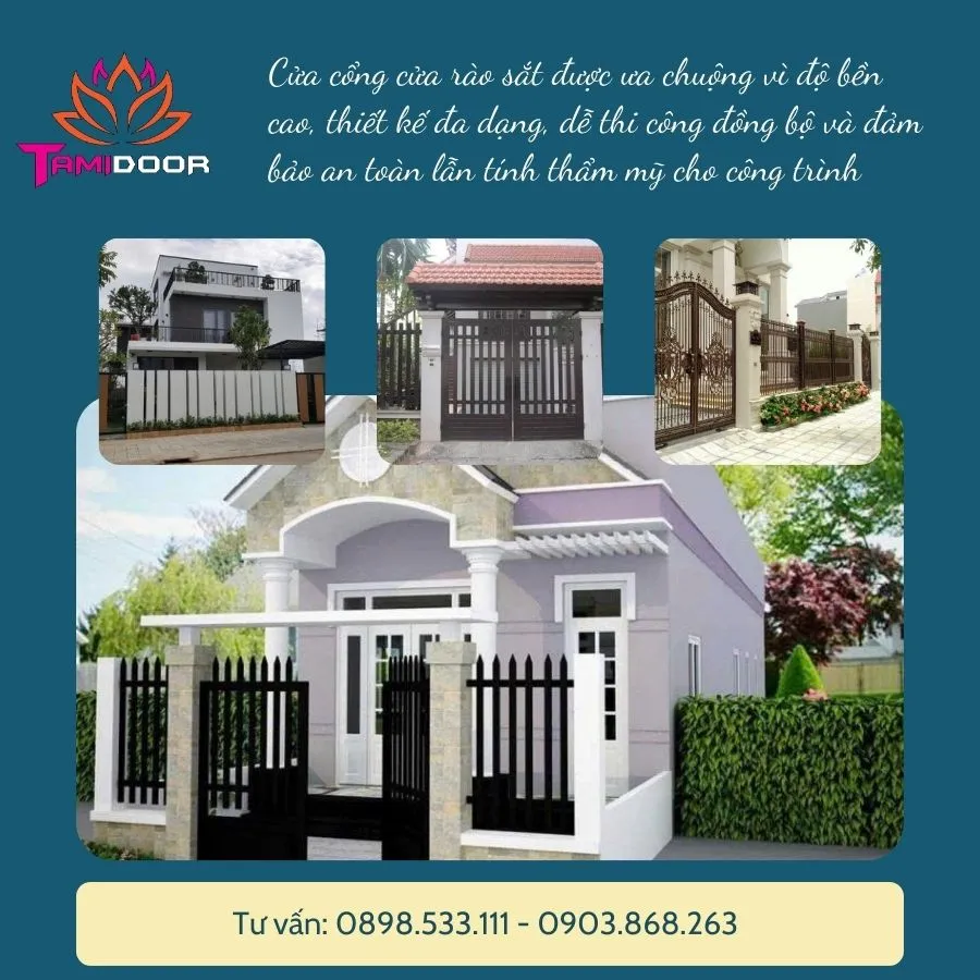 Cửa cổng cửa rào sắt