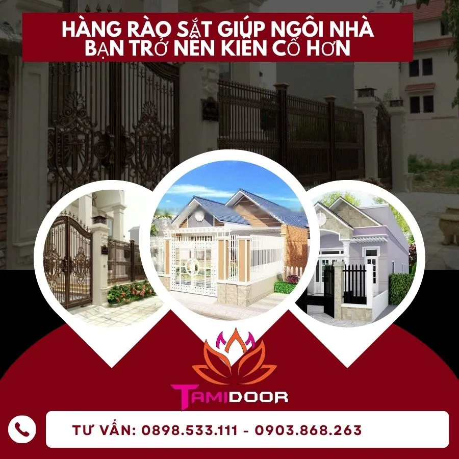 Hàng Rào Sắt Giúp Ngôi Nhà Bạn Trở Nên Kiên Cố Hơn