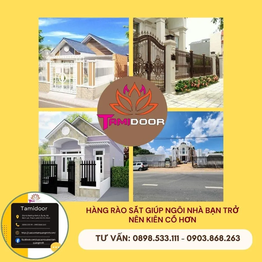 Hàng Rào Sắt Giúp Ngôi Nhà Bạn Trở Nên Kiên Cố Hơn