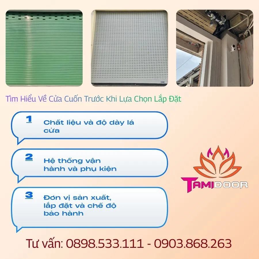 Tìm Hiểu Về Cửa Cuốn Trước Khi Lựa Chọn Lắp Đặt