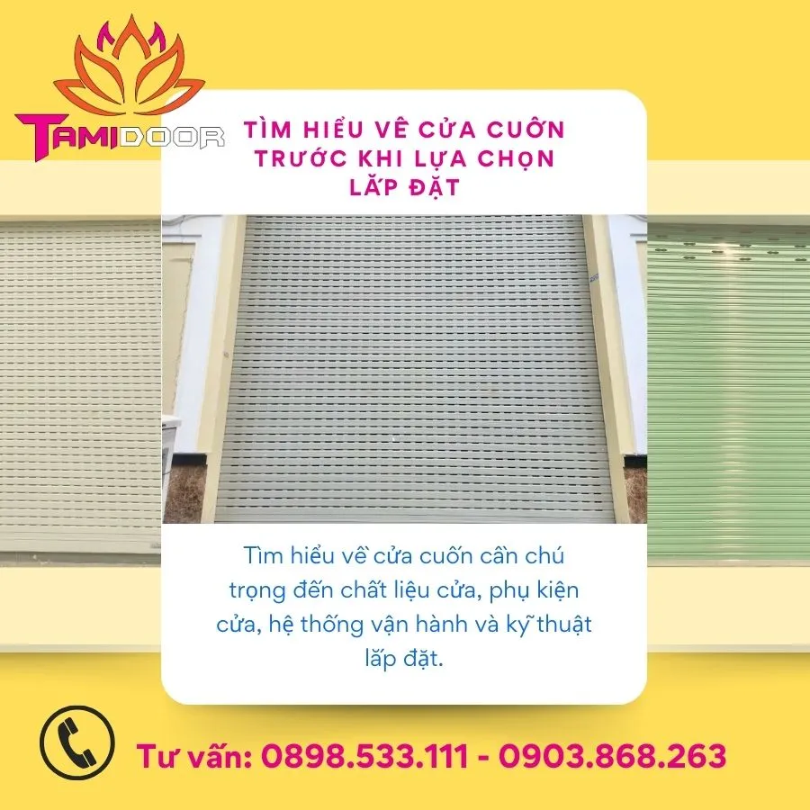 Tìm Hiểu Về Cửa Cuốn Trước Khi Lựa Chọn Lắp Đặt