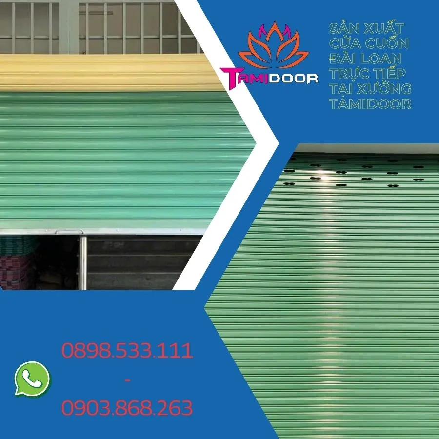 Sản xuất cửa cuốn Đài Loan trực tiếp tại xưởng Tamidoor