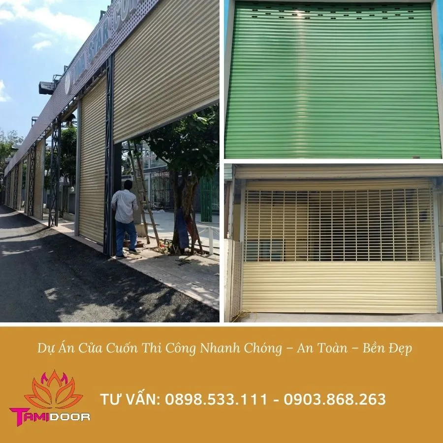 Dự Án Cửa Cuốn Thi Công Nhanh Chóng – An Toàn – Bền Đẹp