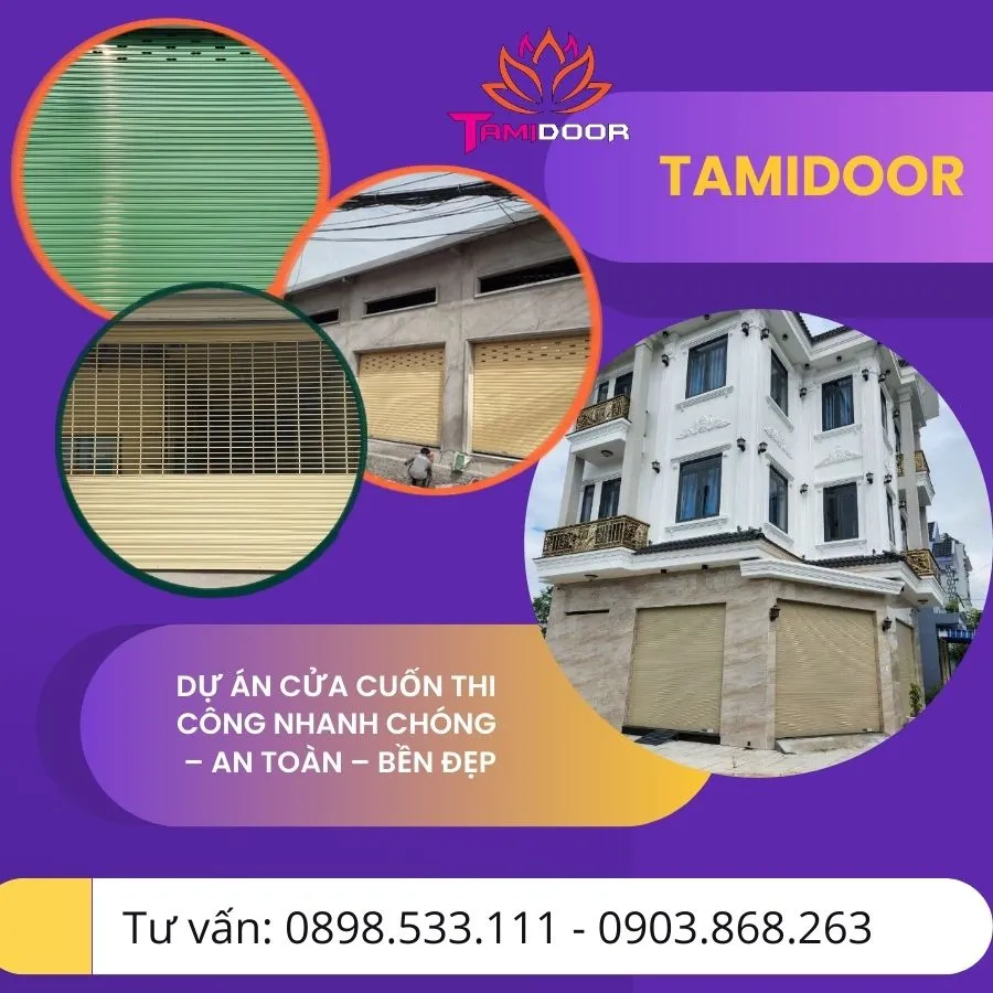 Dự Án Cửa Cuốn Thi Công Nhanh Chóng – An Toàn – Bền Đẹp