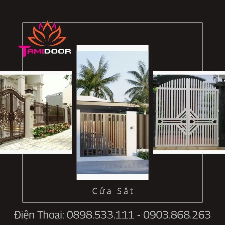 Làm Cửa Sắt Điểm Nhấn Ấn Tượng Cho Hàng Rào Và Cổng