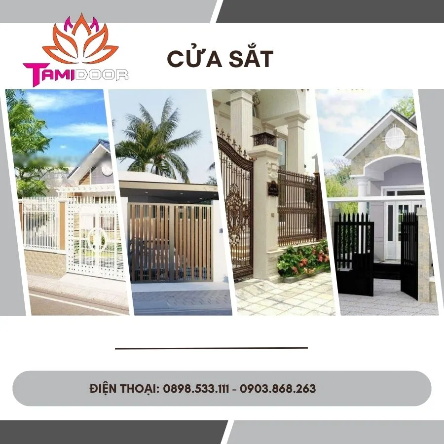 Làm Cửa Sắt Điểm Nhấn Ấn Tượng Cho Hàng Rào Và Cổng
