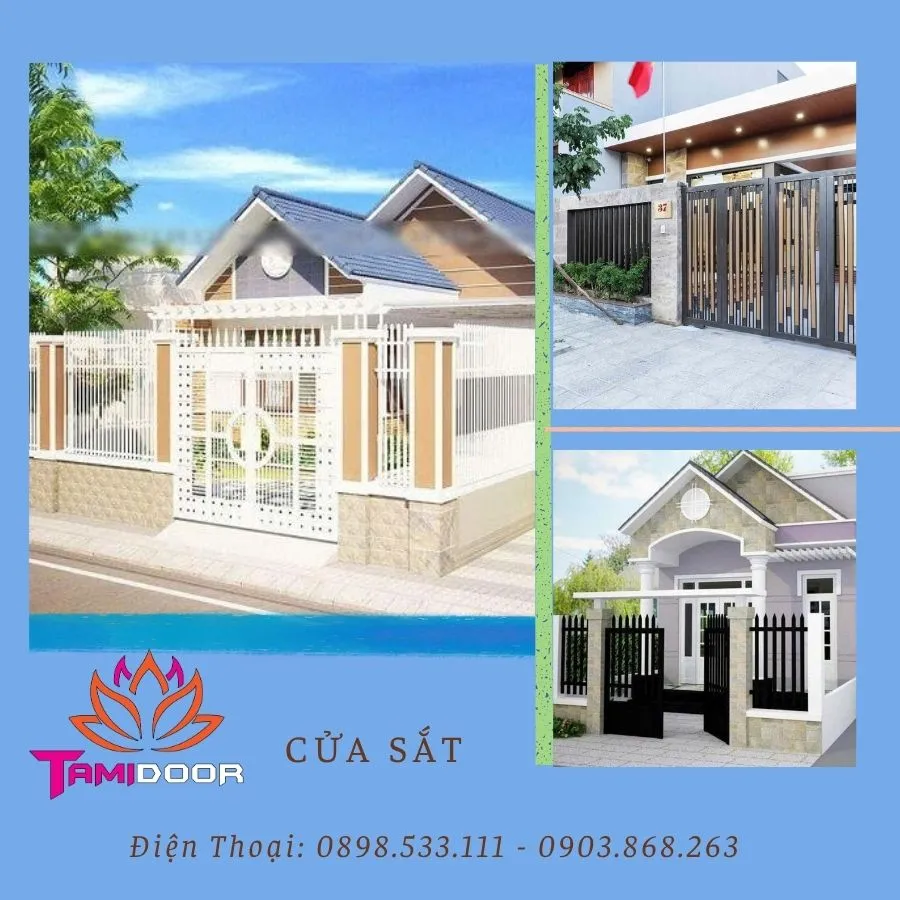 Làm Cửa Sắt Điểm Nhấn Ấn Tượng Cho Hàng Rào Và Cổng