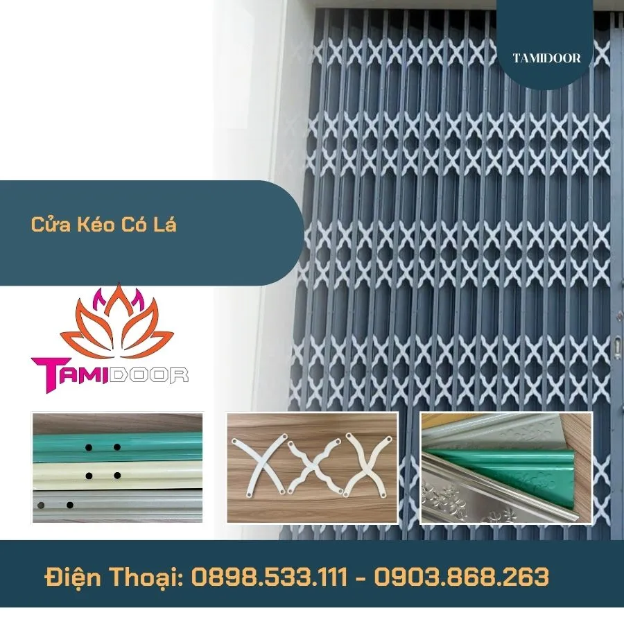 Cấu Tạo Cửa Kéo Có Lá Bao Gồm Những Gì?