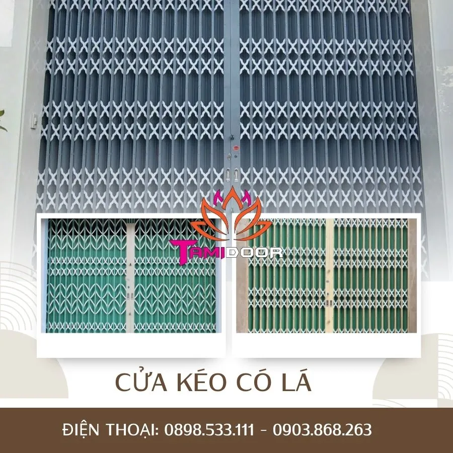 Cấu Tạo Cửa Kéo Có Lá Bao Gồm Những Gì?