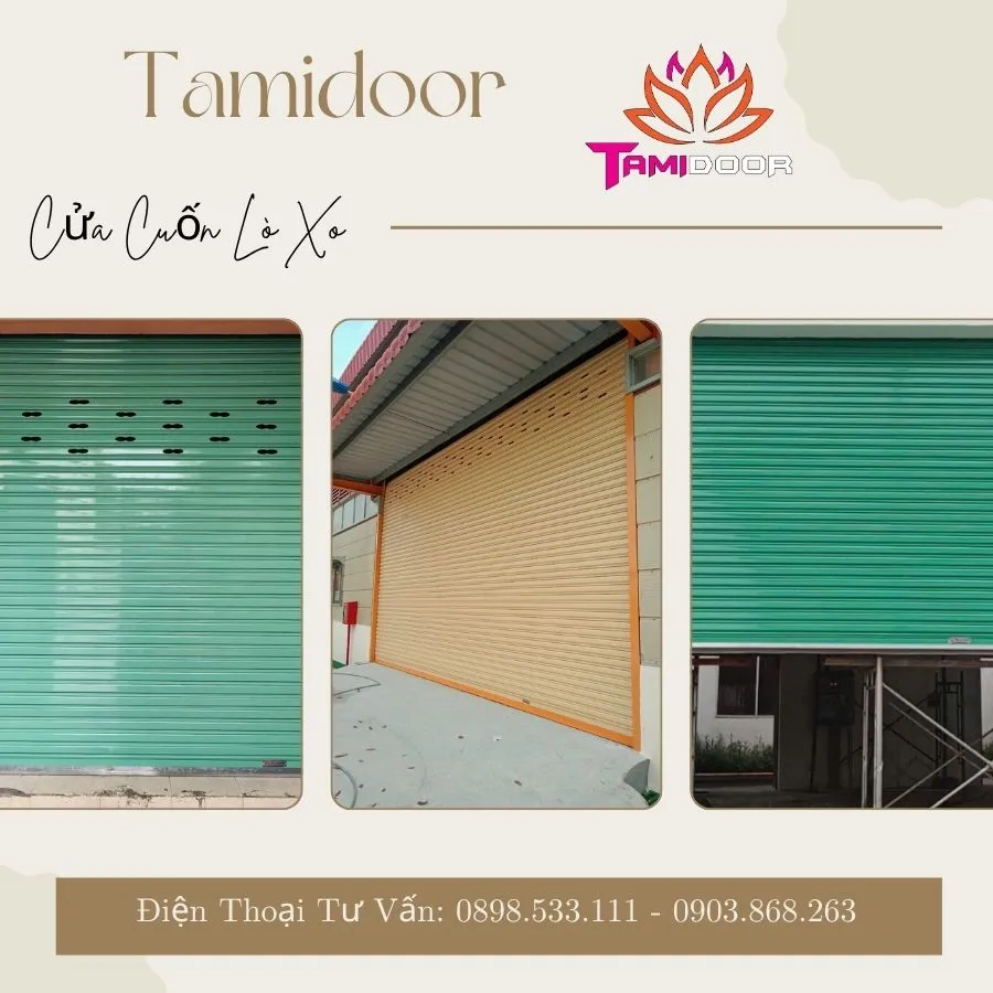 Cửa cuốn lò xo là gì?