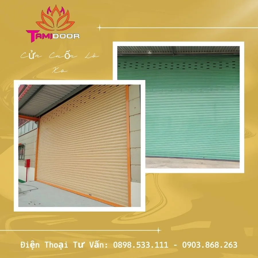 Cửa cuốn lò xo là gì?