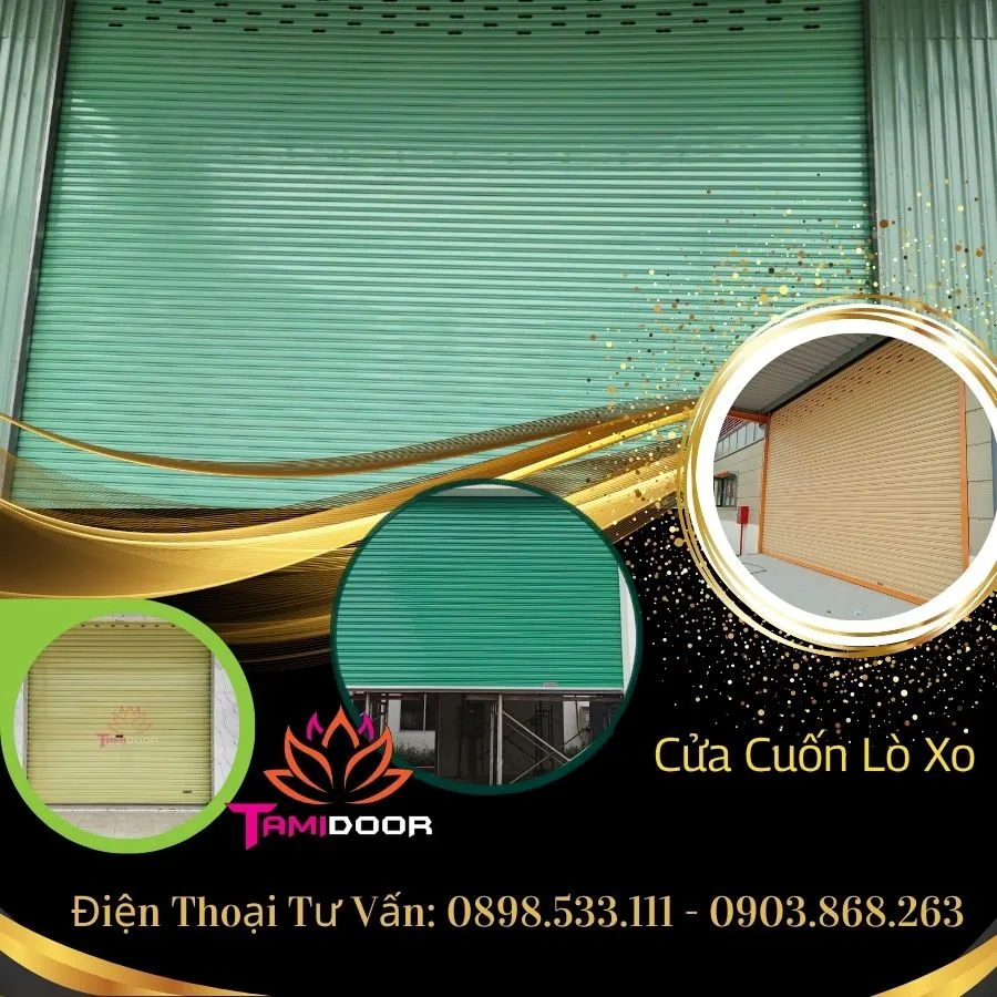 Cửa cuốn lò xo là gì?