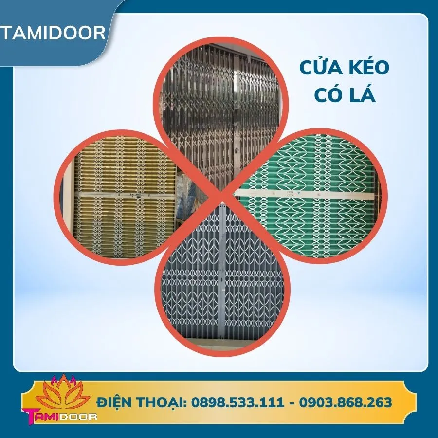 Nên chọn cửa kéo có lá