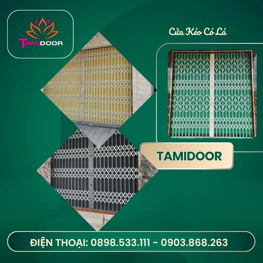 Nên chọn cửa kéo có lá