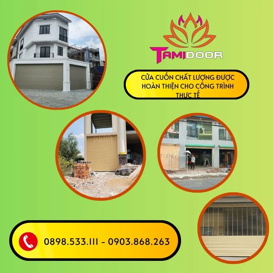Cửa Cuốn Chất Lượng Được Hoàn Thiện Cho Công Trình Thực Tế 