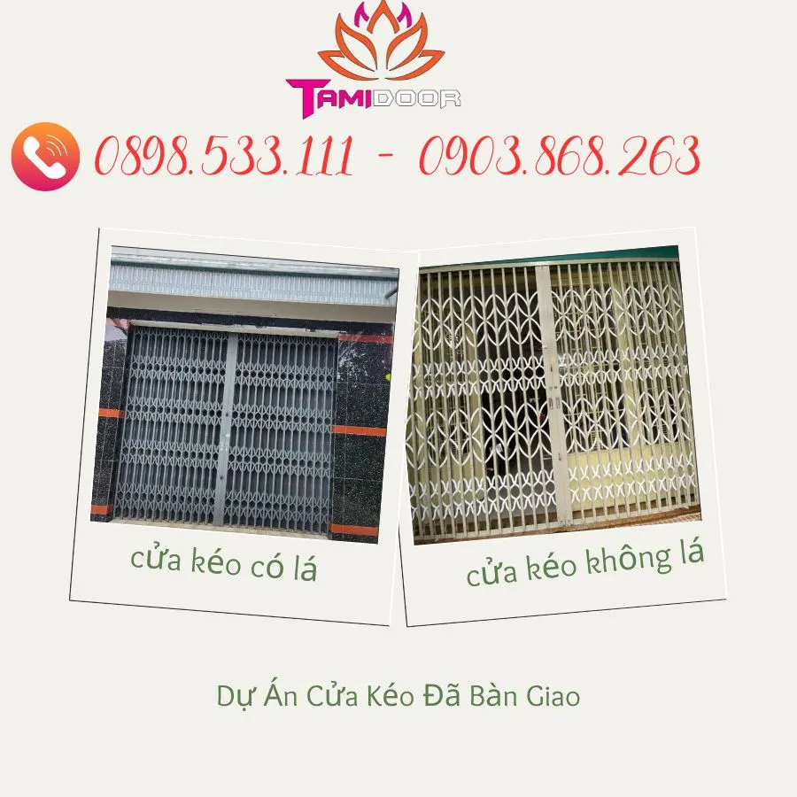 Dự Án Cửa Kéo Đã Bàn Giao 