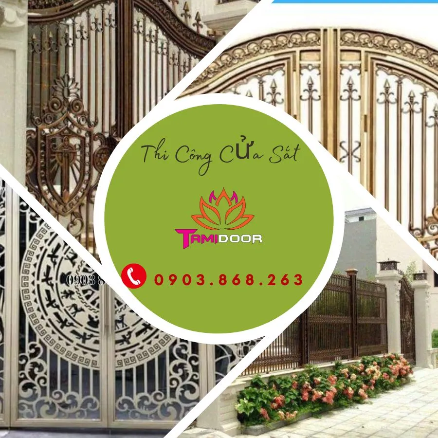 Thi Công Cửa Sắt Cổng Và Hàng Rào Tạo Điểm Nhấn Kiến Trúc 