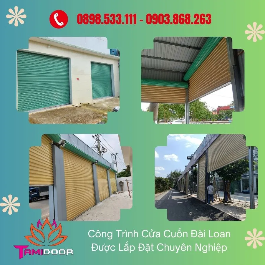 Công Trình Cửa Cuốn Đài Loan Được Lắp Đặt Chuyên Nghiệp